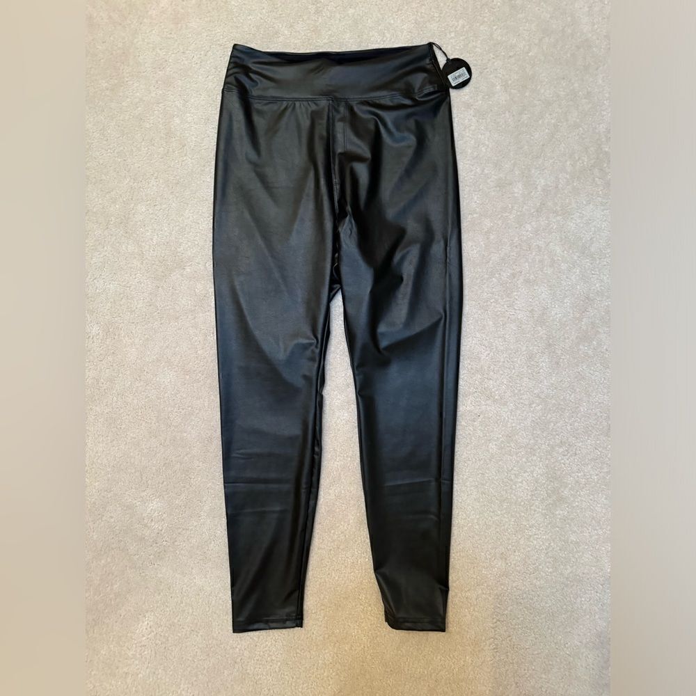 Aerie Offline Real Luxe Leather Leggings L Short NWT